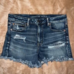 American Eagle Jean Shorts “High-Rise Shortie”